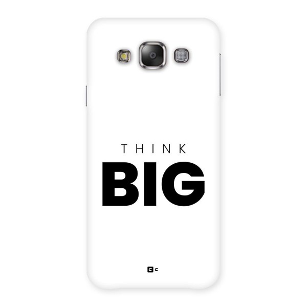 Massive Thought Back Case for Galaxy E7