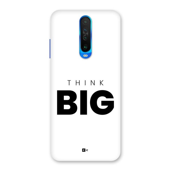 Massive Thought Back Case for Poco X2