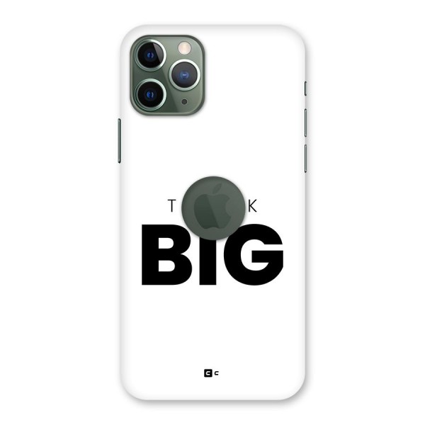 Massive Thought Back Case for iPhone 11 Pro Logo Cut