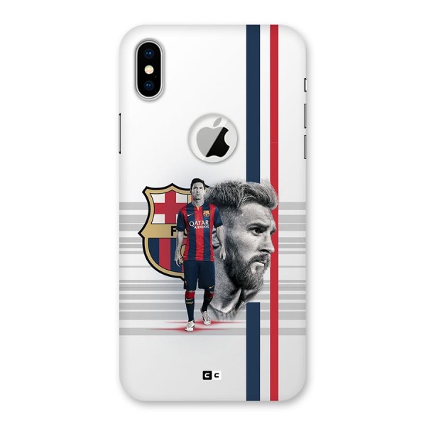 Master of the Pitch Back Case for iPhone X Logo Cut