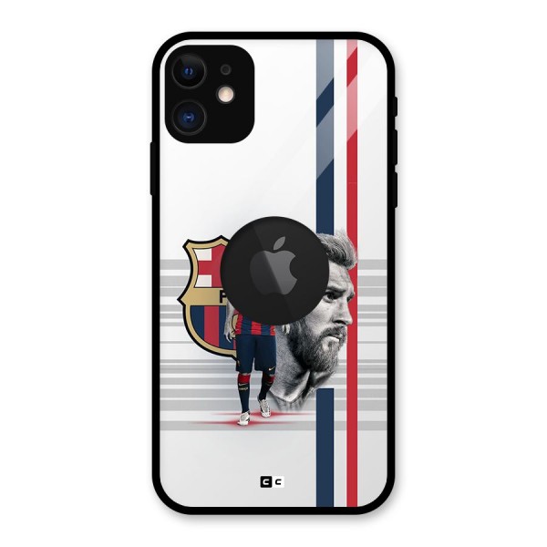 Master of the Pitch Glass Back Case for iPhone 11 Logo Cut