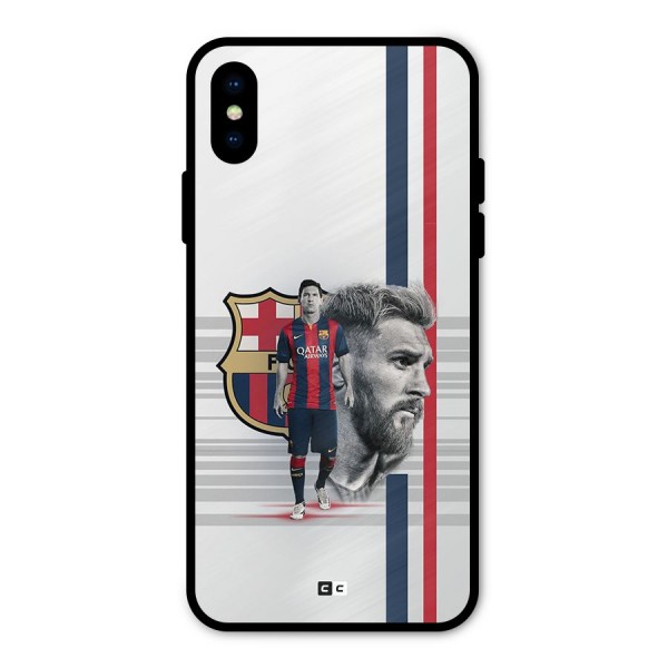 Master of the Pitch Metal Back Case for iPhone XS