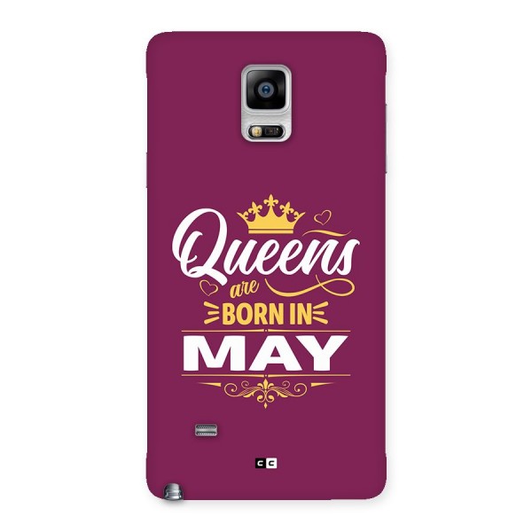 May Born Queens Back Case for Galaxy Note 4