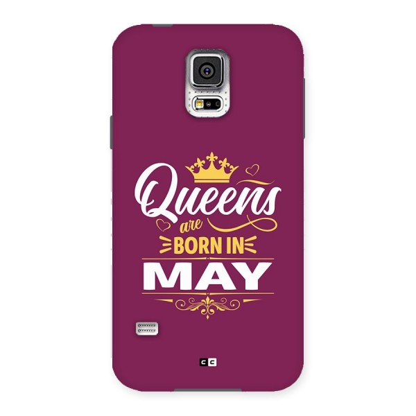 May Born Queens Back Case for Galaxy S5