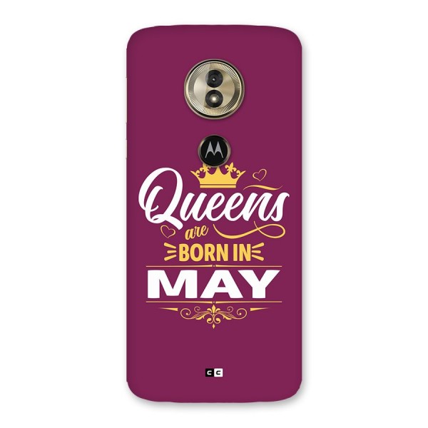 May Born Queens Back Case for Moto G6 Play
