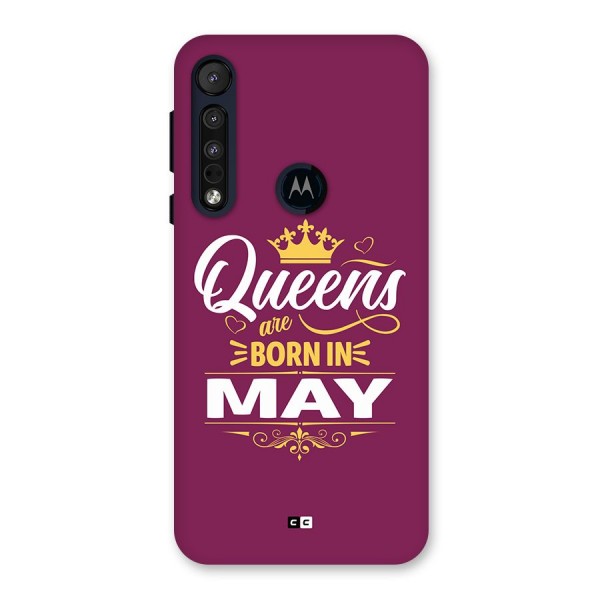 May Born Queens Back Case for Motorola One Macro