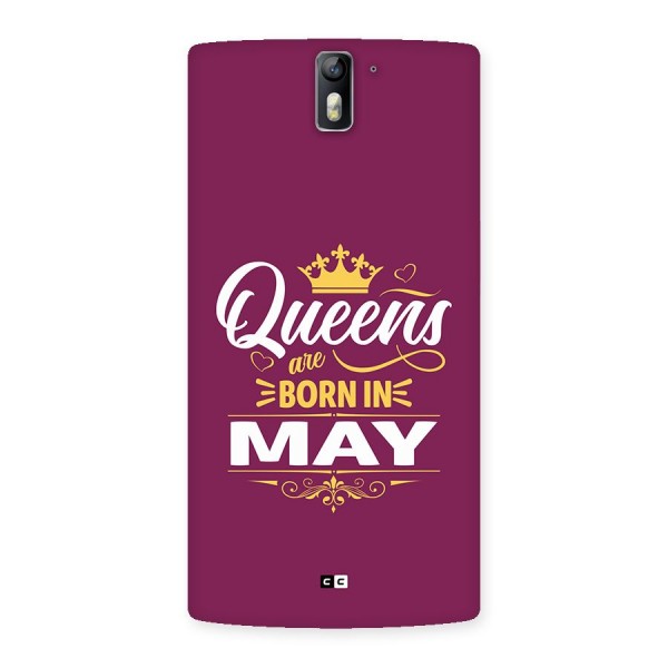 May Born Queens Back Case for OnePlus One