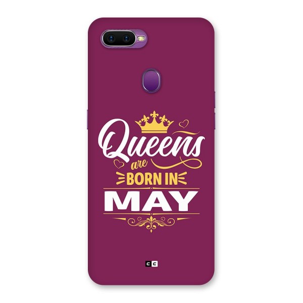 May Born Queens Back Case for Oppo F9