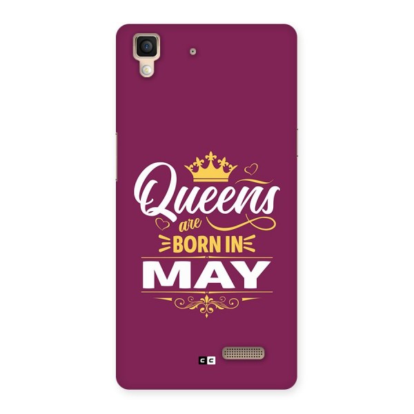 May Born Queens Back Case for Oppo R7