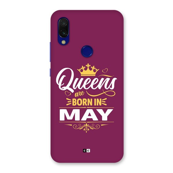 May Born Queens Back Case for Redmi 7