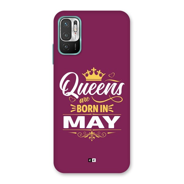 May Born Queens Back Case for Redmi Note 10T 5G