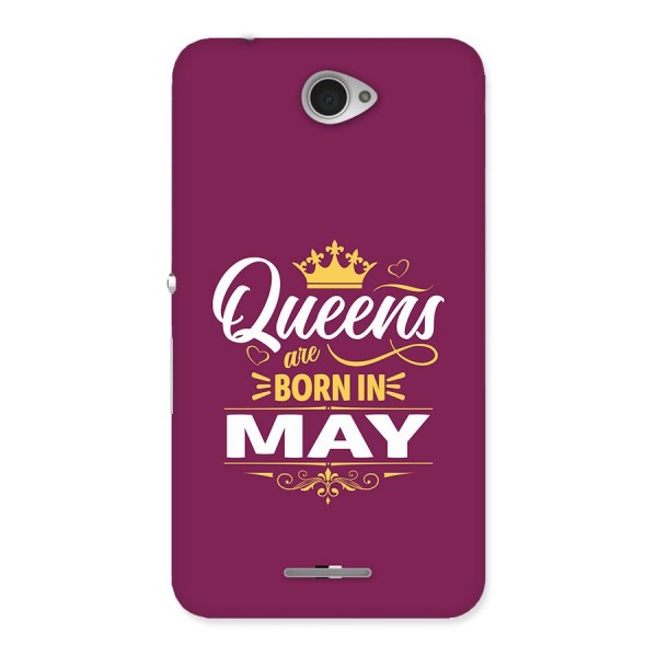 May Born Queens Back Case for Xperia E4