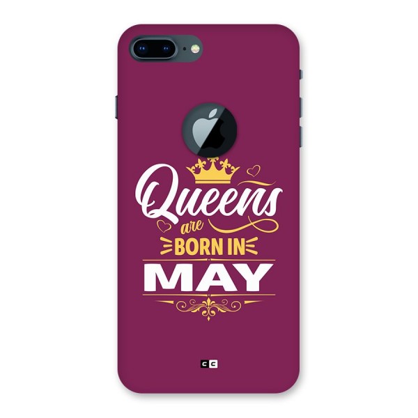 May Born Queens Back Case for iPhone 7 Plus Logo Cut