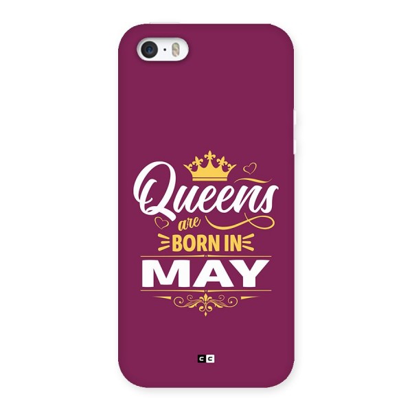 May Born Queens Back Case for iPhone SE 2016