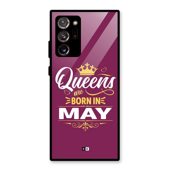 May Born Queens Glass Back Case for Galaxy Note 20 Ultra