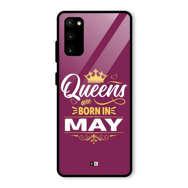 May Born Queens Glass Back Case for Galaxy S20 FE 5G