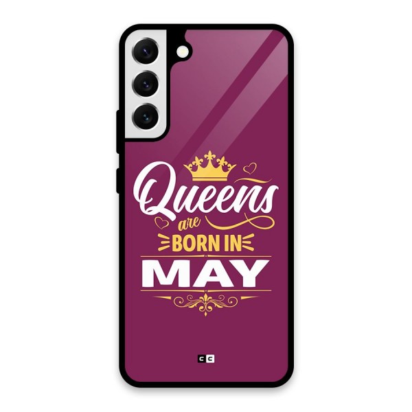 May Born Queens Glass Back Case for Galaxy S22 Plus 5G