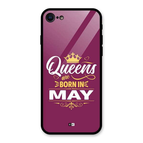 May Born Queens Glass Back Case for iPhone SE 2022