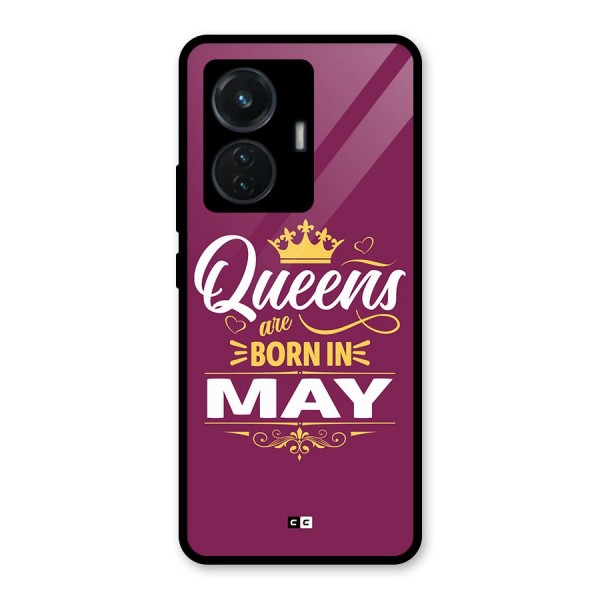 May Born Queens Glass Back Case for iQOO Z6 44W