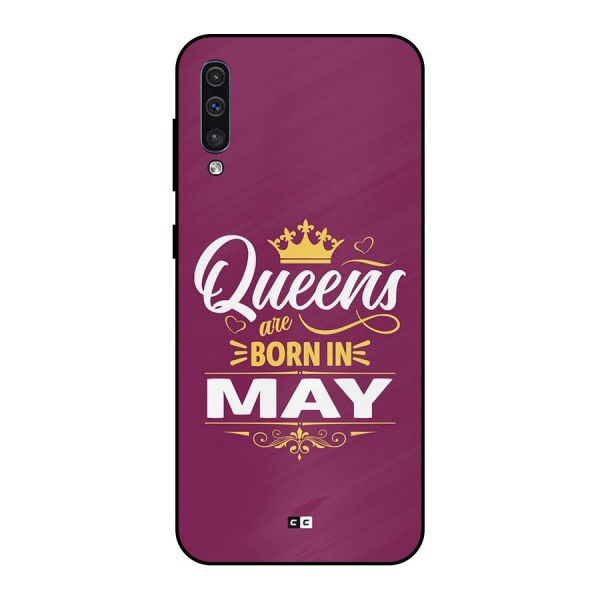 May Born Queens Metal Back Case for Galaxy A30s