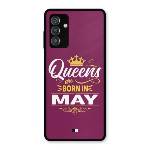 May Born Queens Metal Back Case for Galaxy M14 5G