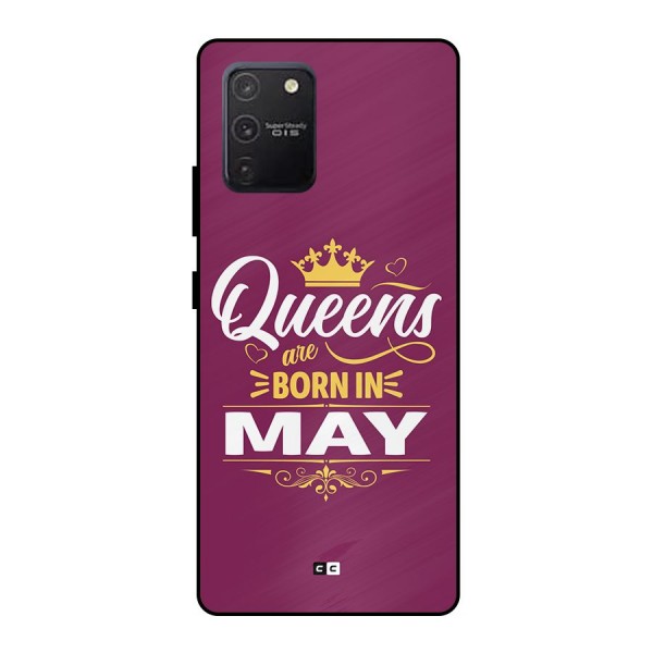 May Born Queens Metal Back Case for Galaxy S10 Lite