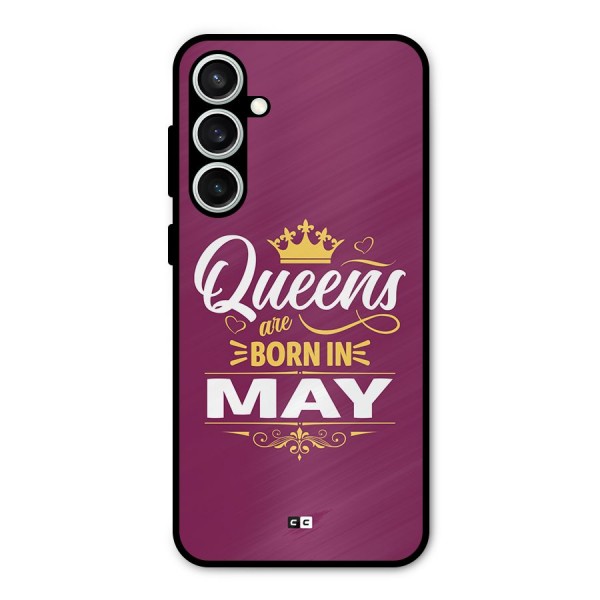 May Born Queens Metal Back Case for Galaxy S23 FE