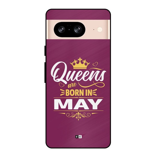 May Born Queens Metal Back Case for Google Pixel 8
