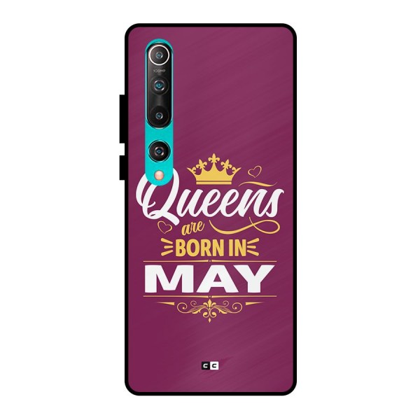 May Born Queens Metal Back Case for Mi 10