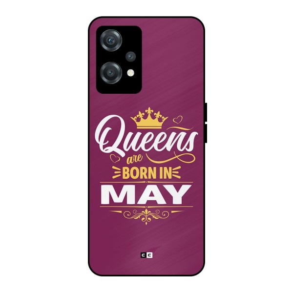 May Born Queens Metal Back Case for OnePlus Nord CE 2 Lite 5G