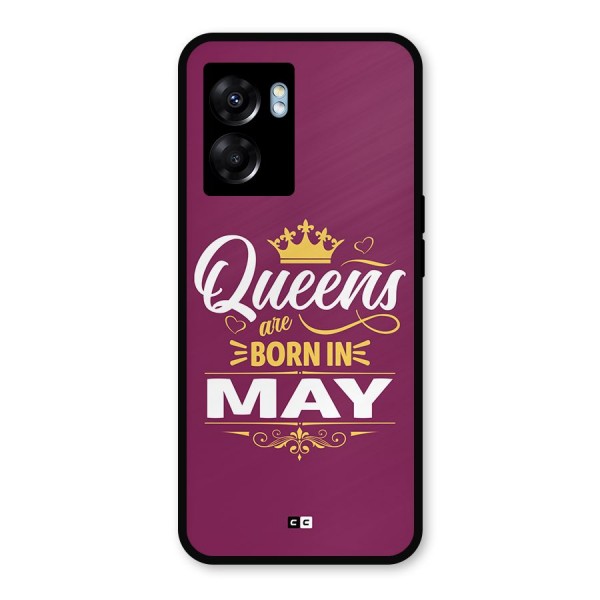 May Born Queens Metal Back Case for Realme Narzo 50 5G