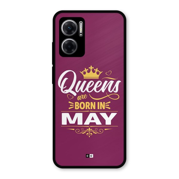 May Born Queens Metal Back Case for Redmi 11 Prime 5G