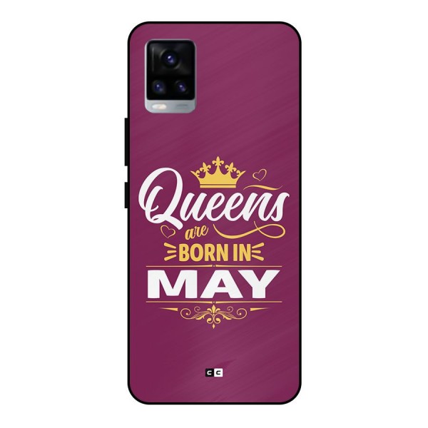 May Born Queens Metal Back Case for Vivo V20