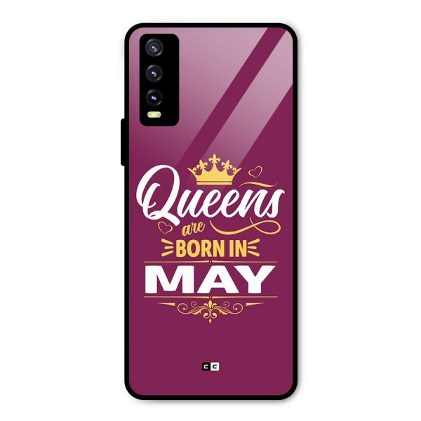May Born Queens Metal Back Case for Vivo Y20t