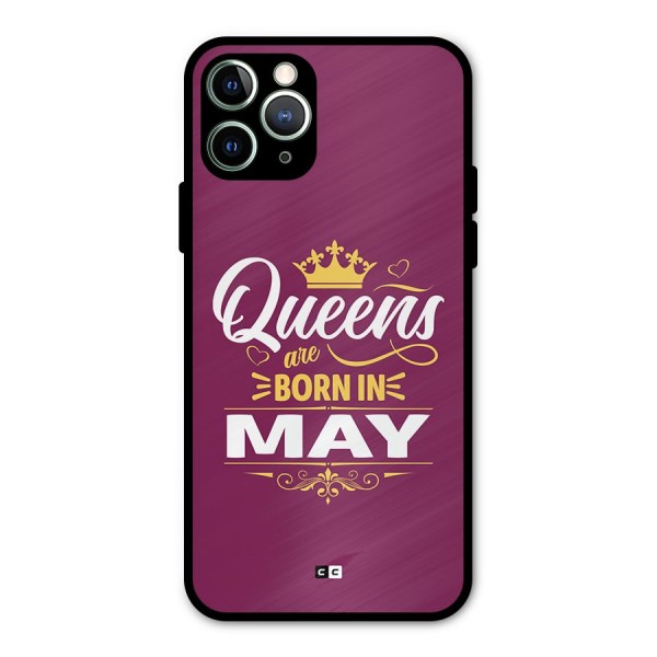 May Born Queens Metal Back Case for iPhone 11 Pro Max