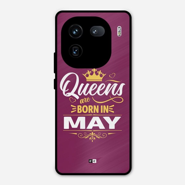 May Born Queens Metal Back Case for iQOO 12