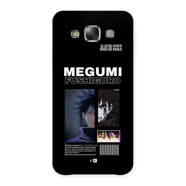 Megumi Fushiguro Back Case for Galaxy E7