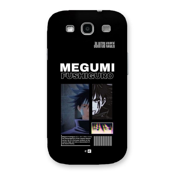 Megumi Fushiguro Back Case for Galaxy S3