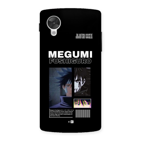 Megumi Fushiguro Back Case for Google Nexus 5