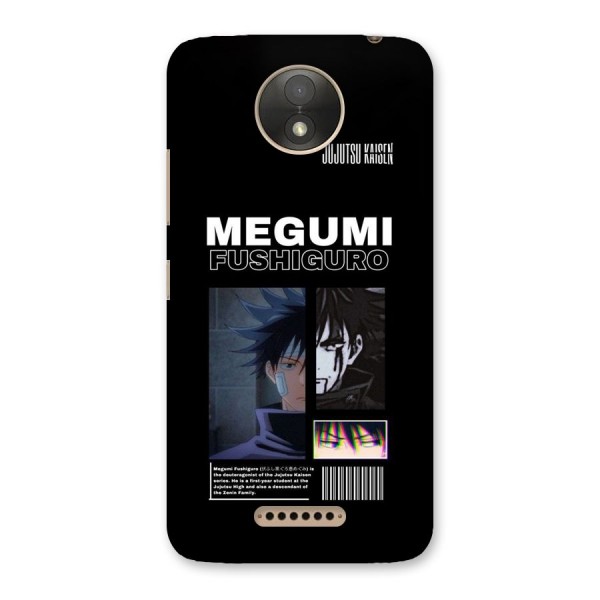 Megumi Fushiguro Back Case for Moto C Plus