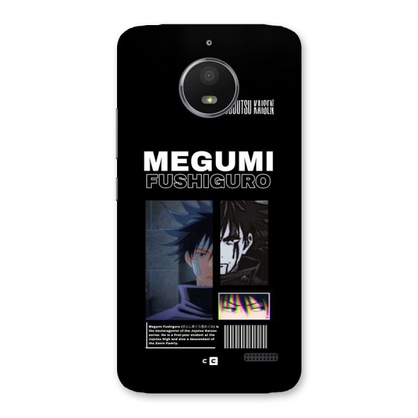 Megumi Fushiguro Back Case for Moto E4