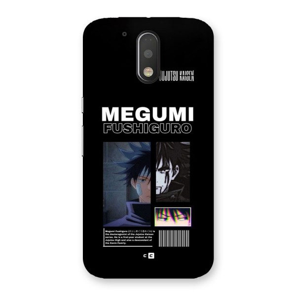 Megumi Fushiguro Back Case for Moto G4 Plus