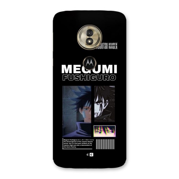 Megumi Fushiguro Back Case for Moto G6 Play