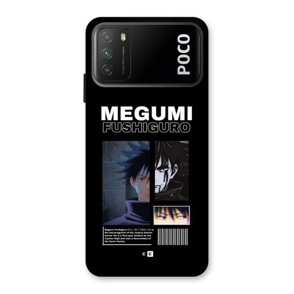 Megumi Fushiguro Back Case for Poco M3