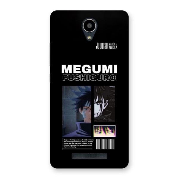 Megumi Fushiguro Back Case for Redmi Note 2