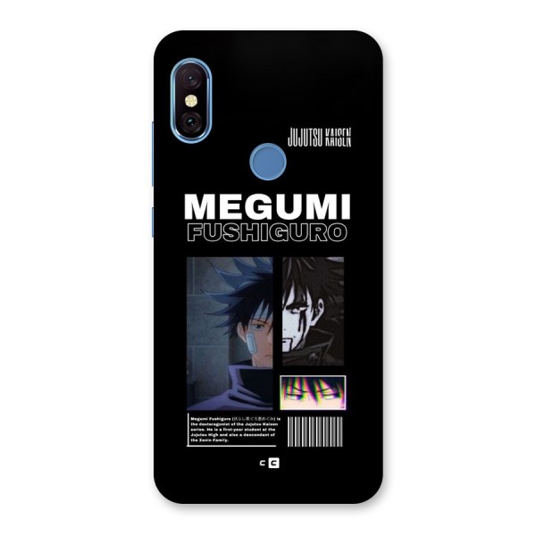 Megumi Fushiguro Back Case for Redmi Note 6 Pro