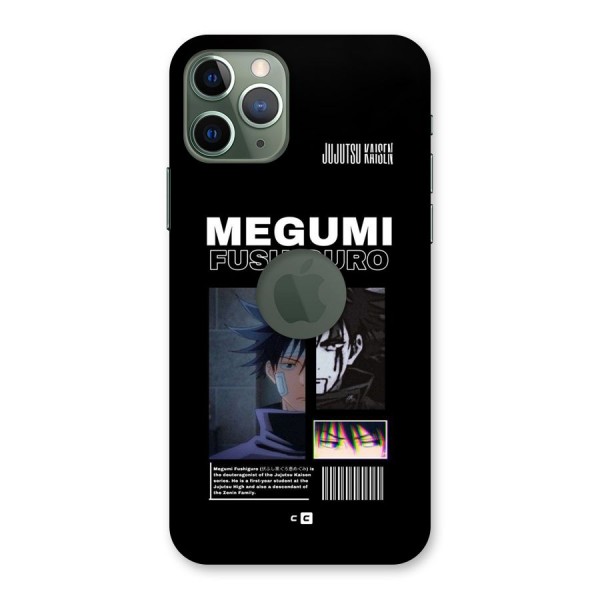 Megumi Fushiguro Back Case for iPhone 11 Pro Logo Cut