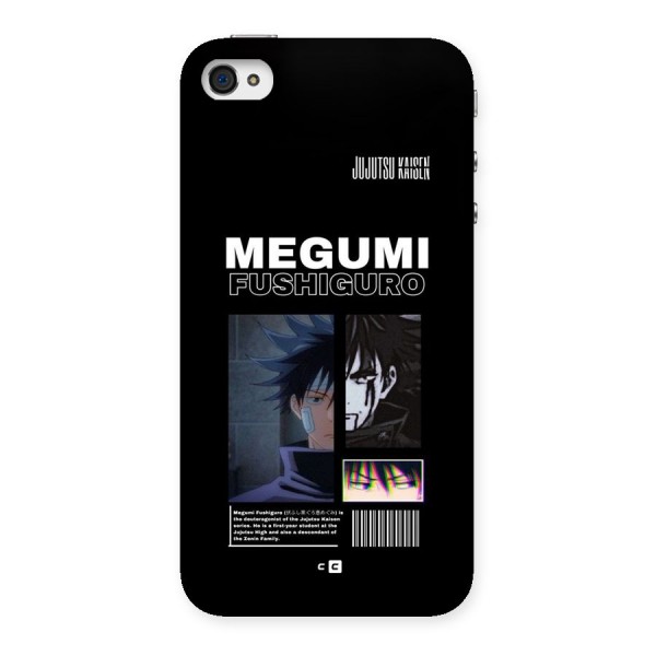 Megumi Fushiguro Back Case for iPhone 4 4s