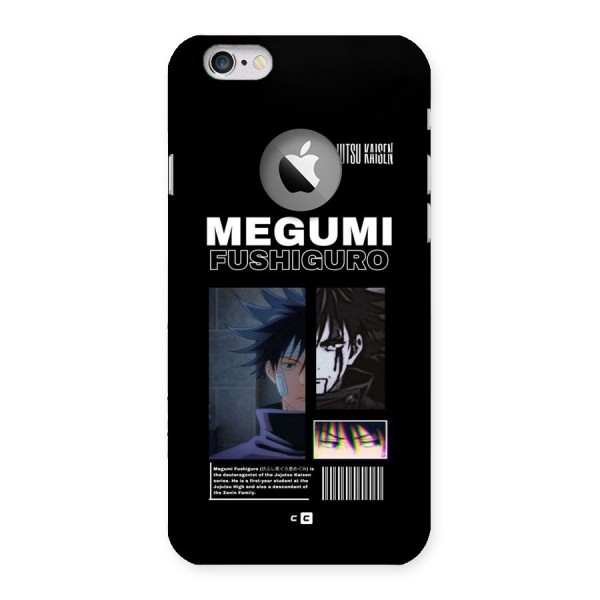 Megumi Fushiguro Back Case for iPhone 6 Logo Cut
