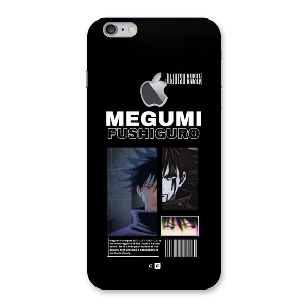 Megumi Fushiguro Back Case for iPhone 6 Plus 6S Plus Logo Cut